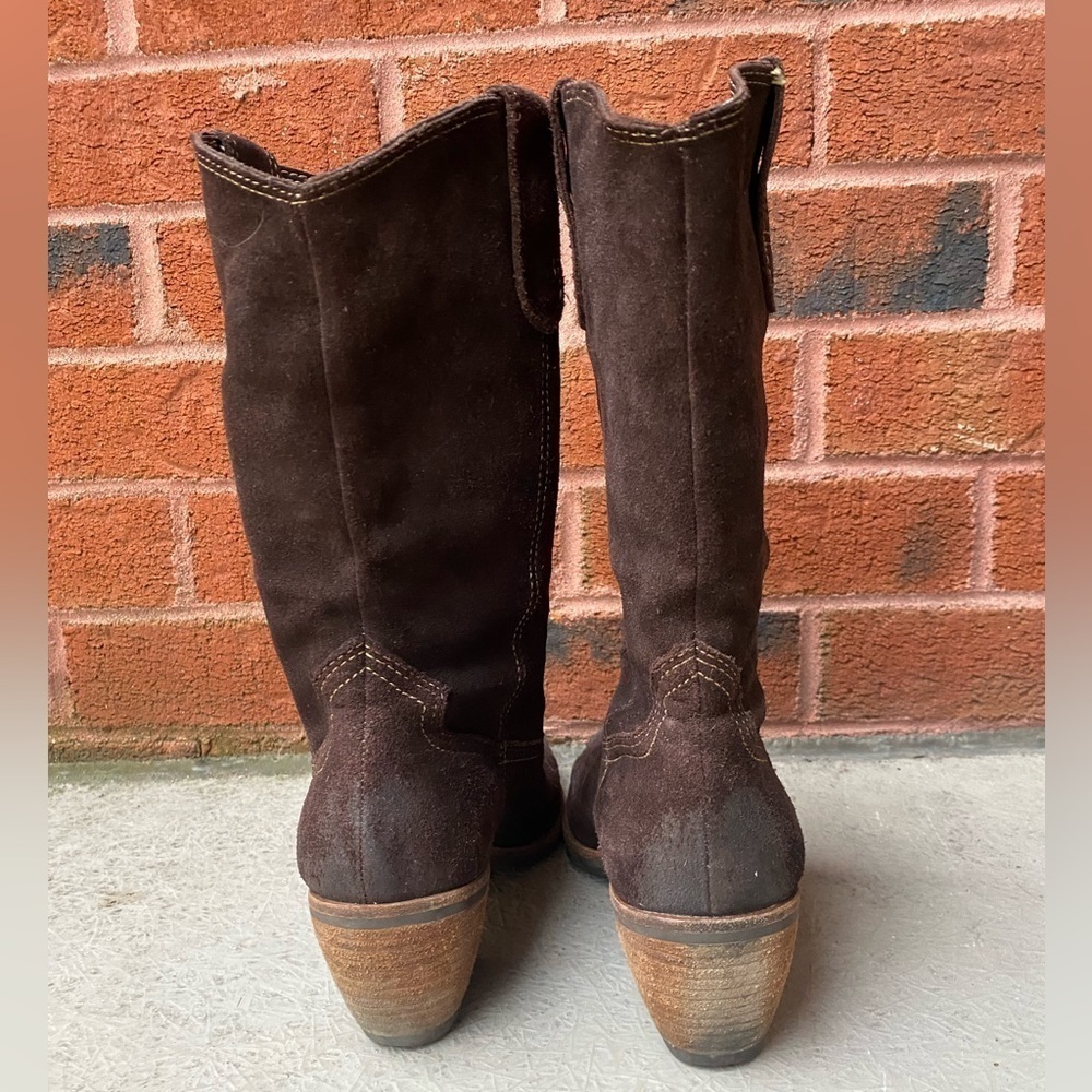 Matisse Brown Suede Western Cowgirl Boots Size 10 Country Concert - Picture 6 of 15